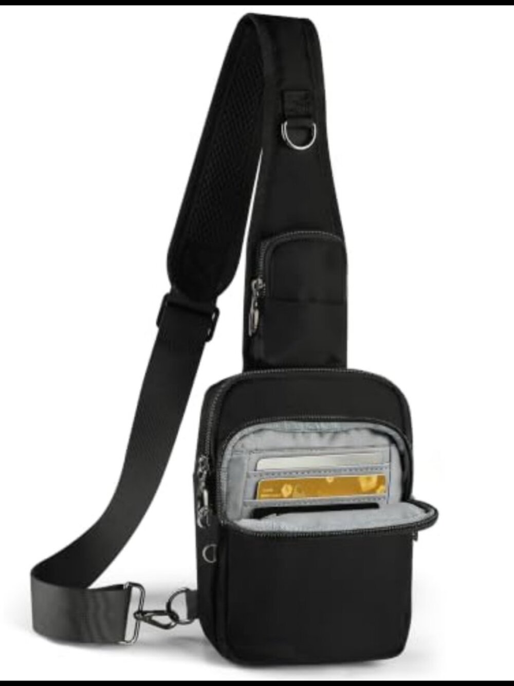 Anti Theft Sling Crossbody Bag RFID Blocking Water Resistant Travel
